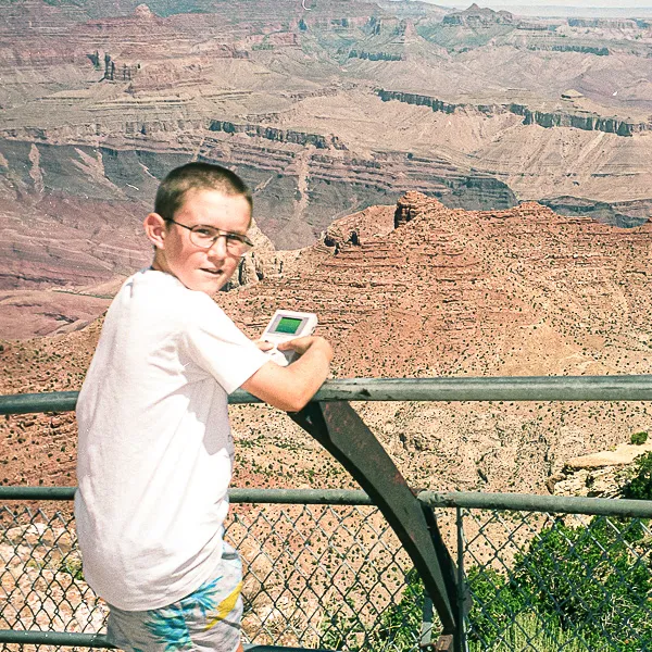 Young me discovering the beauty of <s>Grand Canyon</s> Tetris (1997)